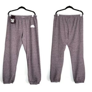 Roots Canada Salt & Pepper Drawstring Fleece Pants